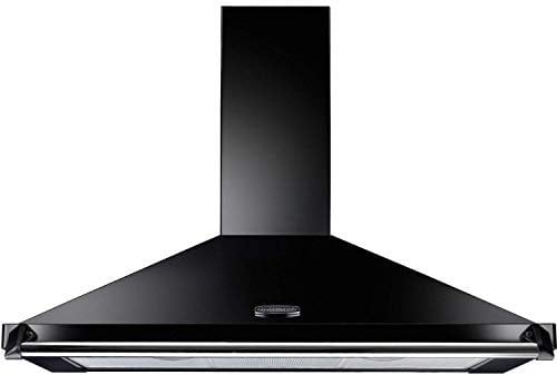 Rangemaster Classic 100cm Chimney Cooker Hood - Black & Chrome