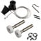 Garage Door Repair Kit Includes Cones and Cables/Circlip Type Roller Spindles To Suit Premier Henderson Canopy