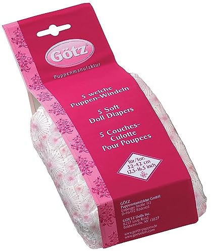 Gotz Happy Flower Doll Sized Diapers for 13 Baby Dolls
