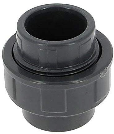 Raccord union PVC pression noir droit - Femelle Ø 32 mm - Girpi