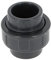 Raccord union PVC pression noir droit - Femelle Ø 32 mm - Girpi