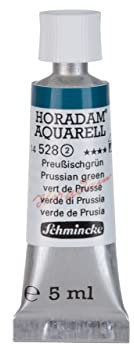 Schmincke – HORADAM® AQUARELL - feinste Künstler-Aquarellfarben, Preußischgrün - 5 ml