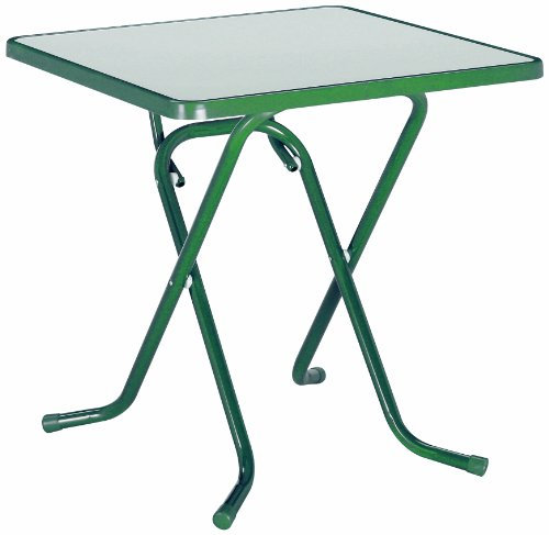 Best 26527030 Scherenklapptisch Primo eckig 67 x 67 cm, grün
