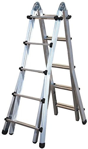 Scala Telescopica In Alluminio 5+5 Multiuso Allungabile Raccolta Olive 146.507