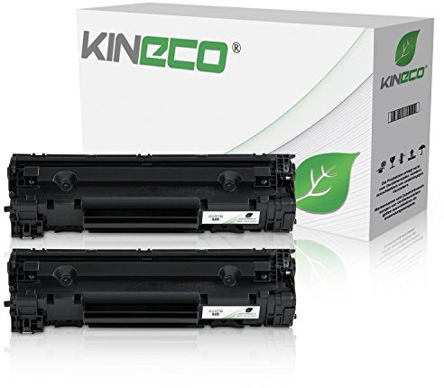 Kineco 2 Toner kompatibel für HP Laserjet Pro M12w M12a M26a M26nw Serie zu CF-279A 79A - Schwarz je 1.000 Seite