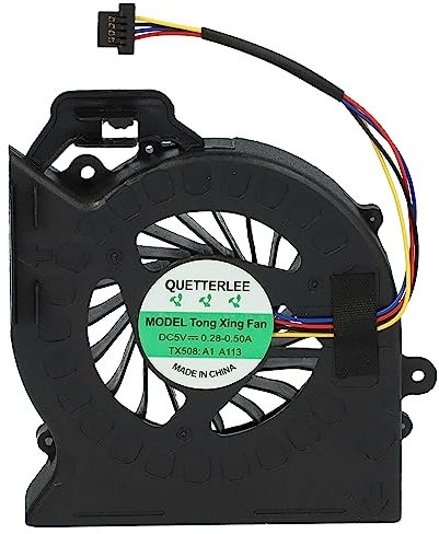 vhbw ventola per CPU/GPU compatibile con HP DV6-6000, DV6-6090, DV6-6100, DV6-6XXX, DV7-6000, DV7-6100 notebook, laptop, con spina a 4 pin