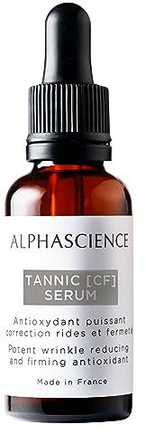 ALPHASCIENCE TANNIC [CF] Serum - Anti-Aging - Hilft, das Erscheinungsbild von Falten, Rötungen und dunklen Flecken zu reduzieren - Ohne Konservierungsstoffe und Parfüm - 30 ml
