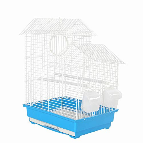 KCT Santiago Small Exotic Portable Bird Cage - Blue