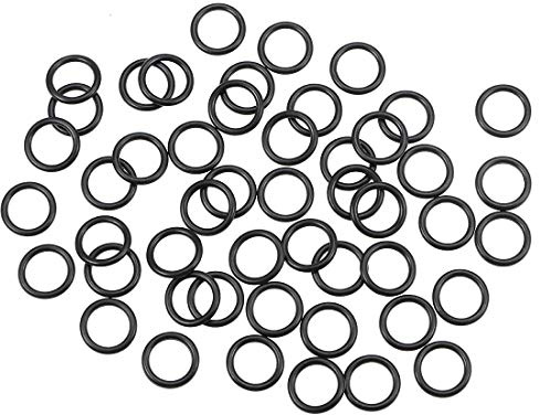 sourcing map Pack mit 50 Hochdruckreiniger Scheibe O-Ring 16mm Außendmr. mm | Nitrilkautschuk metrischer Dichtung 11,6 Innendmr. 2,2 mm breit