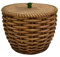 Base Cesta Tronco Supporto Piede per Albero di Natale Cesto Ceramica RESINATA Dimensioni 40 x 54 x h. 54 cm Peso 14 kg Realistico Naturale Stand con Corteccia innesto Tubo 34cm