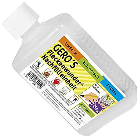 Gero´s Fleckenwunder® Nachfüllpack 250 ml (inkl. 2 Ersatzspitzen) für Fleckenstift - Fleckenentferner
