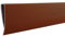 Großes EXCOLO PVC Abdeckprofil Abschlussleiste Profile für Sichtschutzzaun Sichtschutzmatte (Brau)