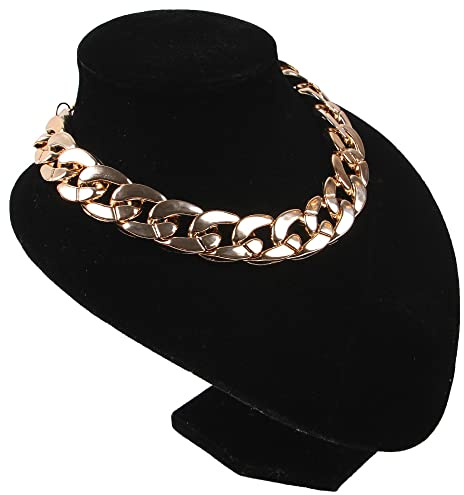 LtuzPet Gold Adjustable Dog Collar - Cuban Style Neck Chain for Puppies & Dogs