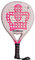 Black Crown - Pala de Padel Piton Furia - Forma Redonda - Equilibrio Entre Control y Potencia - Peso 350 gr - Marco 38 mm 80% Fibra de Carbono - Pala Blanda