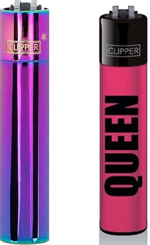 Clipper® Feuerzeug 1x ICY (Bundle mit Queen Pink)