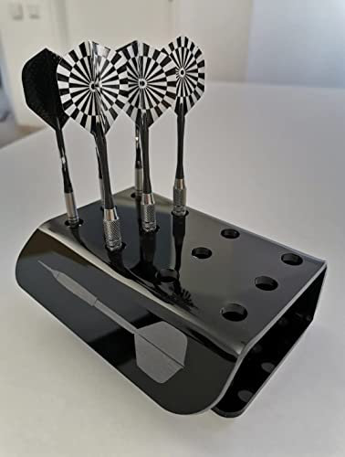 Darthalter Dartständer Dartpfeil Acryl Display (Schwarz)