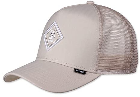 Djinns Fine Herringsbone Light Beige HFT Trucker Cap - One-Size