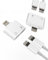 Adaptador Lightning Jack 2 en 1 (juego de 2) cargador Cable doble toma accesorio para auriculares iPhone certificado Apple MFI adaptador de coche para 14 13 12 11 Pro Max 7 8 Plus X Ipad 2 Splitter