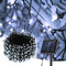BrizLabs Noël Guirlande Extérieure Solaire, 32M 300 LED Guirlande Lumineuse Solaire Extérieur Étanche 8 Modes Lumière de Noël pour Jardin Patio Arbres Clôture Intérieur Maison Mariage, Blanc Froid
