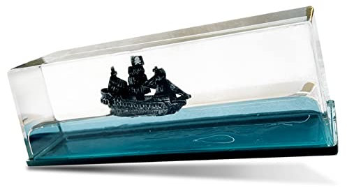 Flüssigkeitsdriftflasche für Kreuzfahrtschiffe – Schiff in einer Flasche| Unsinkbare Titanic|Kreuzfahrtschiff-Eisberg-Wohnwagen-Dekoration|Titanic-Tischdekoration, handgefertigte nautische Ornamente