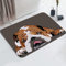 YISUMEI Tapis de salle de bain amusant avec revers en caoutchouc, antidérapant, super absorbant, convient sous la salle de bain, tapis de sol pour douche, baignoire, évier, 43,2 x 61 cm