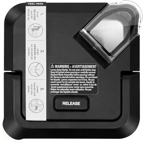 Psasrm Replacement Locking Lid for Ninja,72 OZ Blenders Replacement Parts for Pitcher BL610 BL660(New Model) BN701 BL770(New Model) BN751 BN801 BL740 BL780