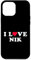 Hülle für iPhone 15 Pro Max Ich liebe Nik Passende Freundin & Freund Nik Name