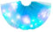 YEBIRAL Damen Tüllrock 3 Lagig Tutu Rock mit LED Lichter Kleid Tütü für Party Ballett Tanzen Kleid Erwachsene Teenager Minirock Ballettrock Tanzkleid Karneval Kostüm 40CM/60CM
