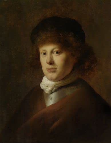 PTLYE Berühmt Painting Leinwandbild Wandbild Kunstdruck Porträt von rembrandt harmensz van rijn von rembrandt van rijn Bild Druck Auf Leinwandfür Flurdekoration 60x90cm