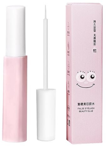 Teksome Adhesivo de pestañas para extensiones de pestañas,Pegamento de pestañas para extensiones de pestañas,Pegamento impermeable para pestañas individuales Pegamento para pestañas individuales -