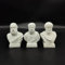 Sokrates antiker griechischer Philosoph Büste Kopf Skulptur 3D Druck Statuen 10 cm griechische Figur Dekorationen anwendbar Zuhause Büro Schreibtisch Tisch (Sokrates Plato Aristoteles 3 Stück)