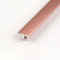 Raouoae 2 Stück 140cm Aluminium Bodenleiste Abschlussleiste Boden T Profil Übergangsprofil Übergangsleiste Für Perfekte Übergänge Zwischen Laminat Und Vinyl(Roségold,Breite: 6mm)