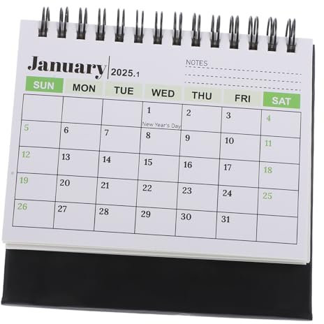 SEWACC Tischkalender zum Aufstellen Mini-tischkalender als Planer für Jahr der Schlange Mondkalender als Kleiner Schreibtischkalender