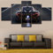 FatAco 5 Paneele Leinwand mit Rahmen Mclare Sport Super Luxury Car Rear Bild Kunstdruck Leinwand Gemälde Wandmalerei Home Office Wohnzimmer Schlafzimmer Dekoration Ready to Hang