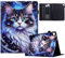 Mldjomid Coque pour Samsung Galaxy Tab S5e 10.5 (SM-T720/T725) 2019 Tablette Housse de Protection,PU Cuir Flip Étui Case pour Samsung Galaxy Tab S5e 10.5, Smart Tablette Cover Case, Chat Tigré