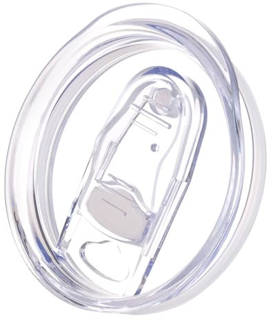 Soledea Wine Tumbler Lids, 12 oz Spill Proof 2.9 inch Diameter Lids for Wine Mugs Only