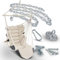Rexo Hängesessel [Outdoor & Indoor] 120 Kg- Hängeschaukel, Hängestuhl XXL, Hängesitz, Hänge Sessel-Schaukel | Sitz-Hängematte für Balkon, Wohnzimmer, Garten, Deckenhöhe bis 3,1 Meter | Hanging Chair