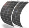 Pannello solare flessibile da 200 W, 2 x 100 W, 24 V/12 V, monocristallino, pieghevole, flessibile, pannello solare
