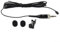 Microphone cravate omnidirectionnel pour systèmes sans fil, micro compact avec pince à cravate amovible pour conférenciers et interprètes