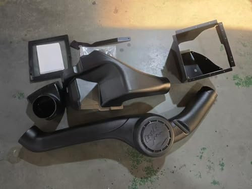 JSCARLIFE Car Snorkel Kit,ABS Plastic Air Intakes Parts Set Auto Snorkel Kit Compatible with Ram 2013.5-18 2500/3500(Ram Trucks 2009-2018)