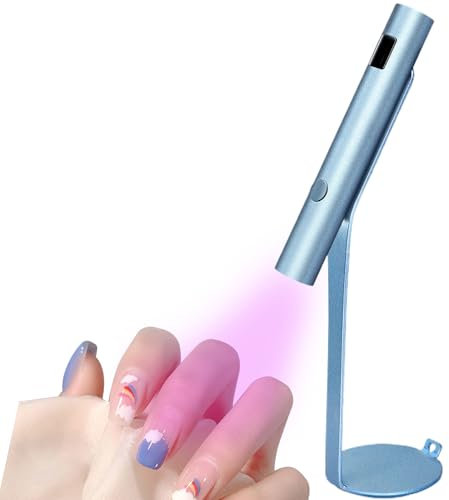 Nail UV Lamp, LED Nail Lamp, Portable Nail Curing and Drying Device, Automatic Infrared Sensor, Rechargeable Dryer for Home, Girls, Hardening Alternator for Home