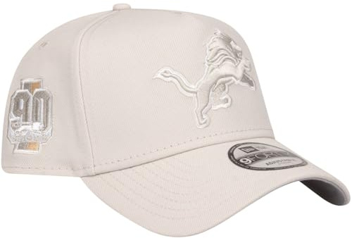 New Era 9Forty A-Frame Snapback Cap - Detroit Lions Stone