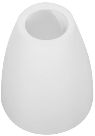 HEALLILY Dekorativer Kunststoff-Lampenschirm, Ersatz-Lampenschirm, minimalistischer Tischlampenschirm für Boden- und Tischlampen, weiße Farbe mit Mittelloch, einfache Installation, Design für