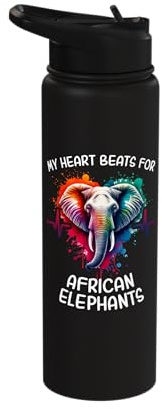 African Elephant ECG African Elephant Stainless Steel Insulated Water Bottle