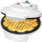Clatronic® Waffeleisen Herzform | Antihaftbeschichtung | mit großen Backflächen | ⌀ 18 cm | stufenlos regelbarer Bräunungsgrad | Herzwaffeleisen | Waffle Maker | Waffelmaker | WA 3491 weiß