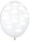 Luftballons Wolken 30cm 6er Set mit Aufdruck Latex Geburtstag Ballondeko Partyballons transparent