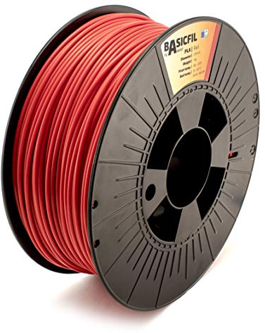 BASICFIL PLA (3D Drucker Filament), 2.85mm, 1kg, Rot (Red)