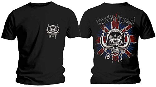 T-Shirt # S Black Unisex # British Warpig & Logo