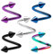 KJM FASHION 5 STK Eloxiert Chirurgischer 316-l-stahl Spiral 1,2 mm 16 g 8mm 5/16 3mm Kegel Cartilage Tragus Helix Lip Ohrringe Piercing Schmuck 3769