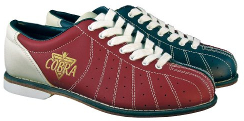 Ladies TCR1L Cobra Rental Bowling Shoes- LacesRed/Blue 7 1/2